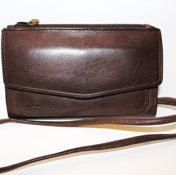 Fossil Handbags - Fossil wallet with removable crossbody  strap